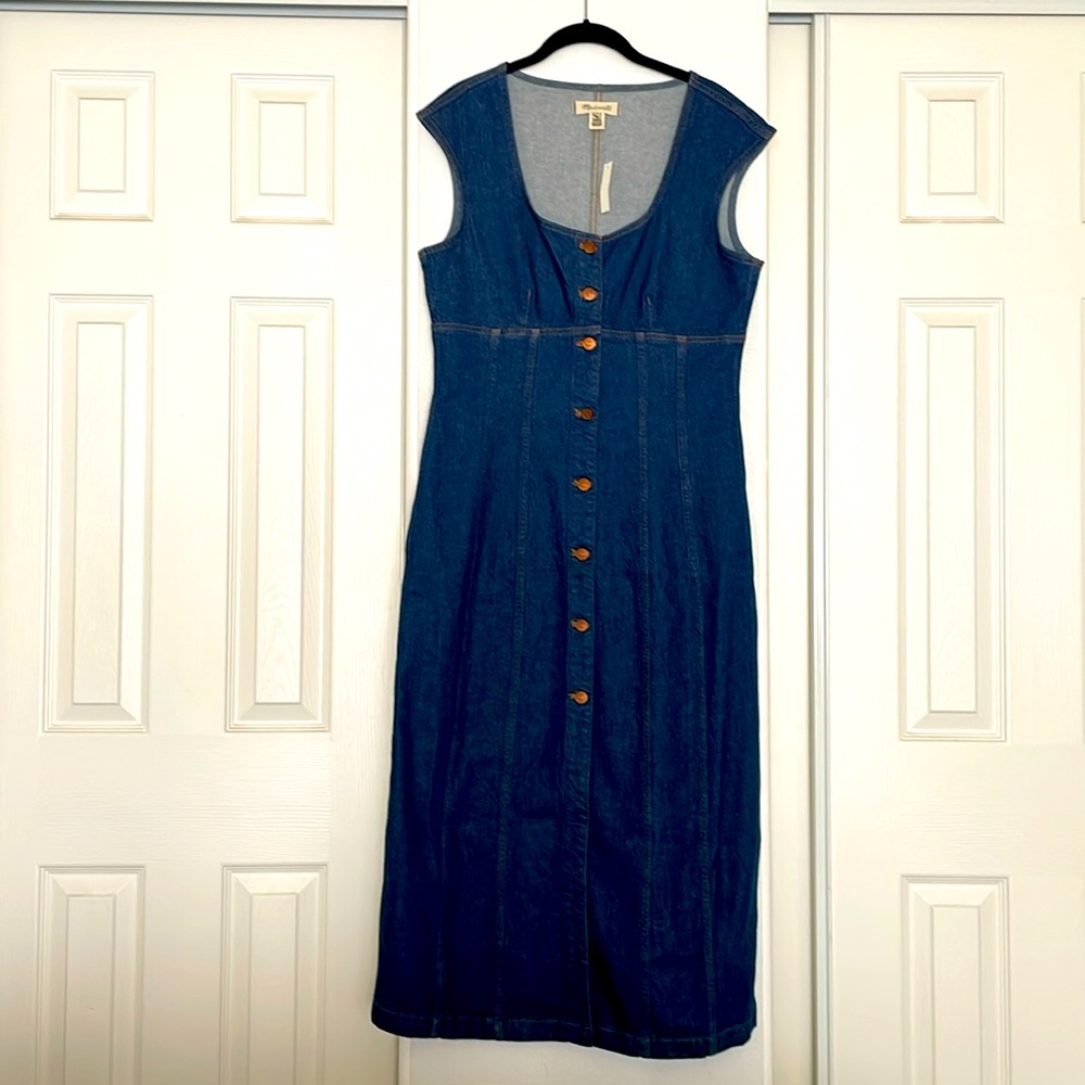 Amazing jean dress by Madewell. Size 10.